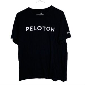 Peloton 100% Cotton Black Workout T-shirt size Medium